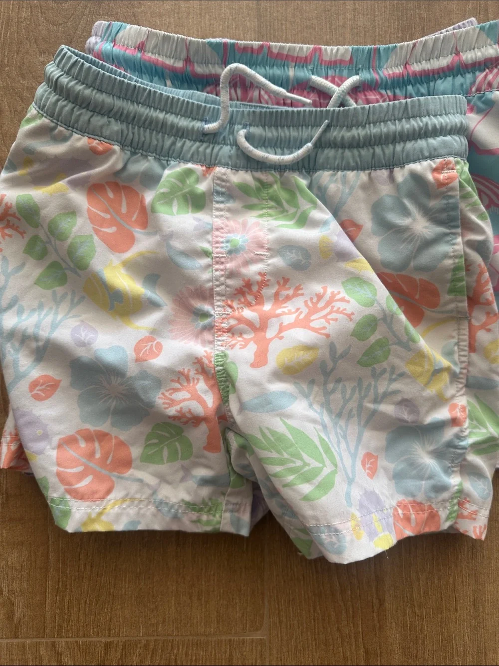 TBBC boys swim trunks size 5 (3 pairs)